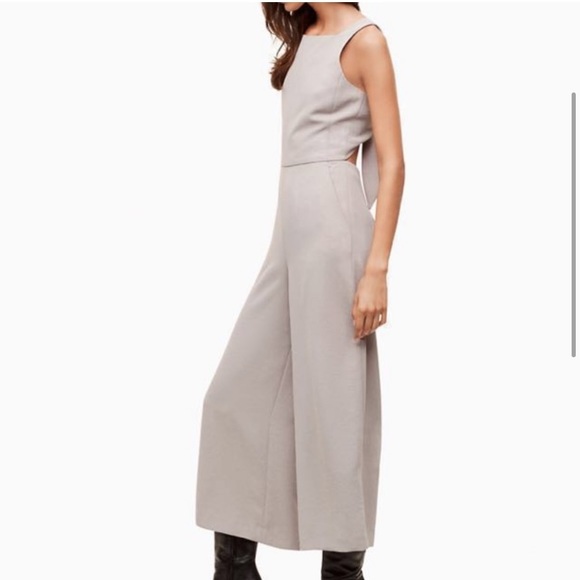 Aritzia Wilfred ecoulement tie back jumpsuit - Picture 3 of 3